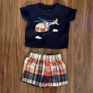 Carter's Navy and Multicolor Kids Matching Set for boy